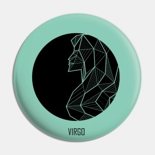 Virgo - Geometric Astrology Pin