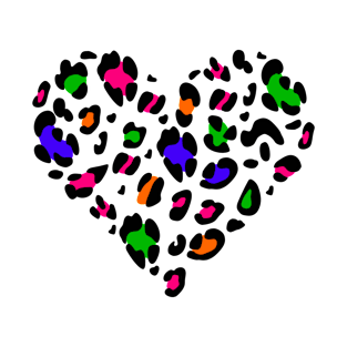 Cheetah Heart T-Shirt