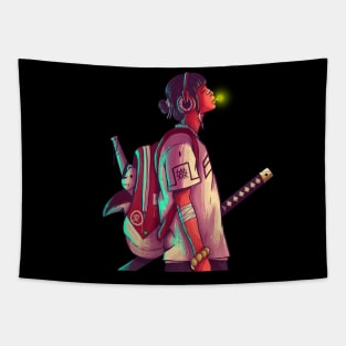 Modern Kunoichi Tapestry