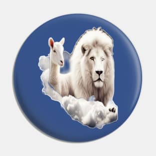 Lamb and Lion. Pin