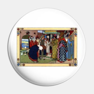 Vasilisa the Beautiful and the King - Ivan Bilibin Pin