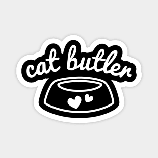 Cat Butler (Black) Magnet