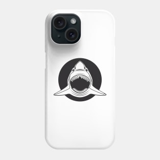 Shark With Dark Background Phone Case