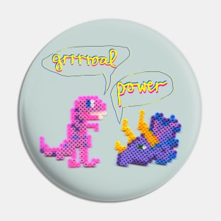 GROAL POWER -  GRL PWR dinosaur style! Pin