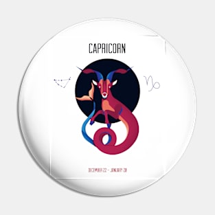 Capricorn Pin