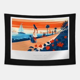 South Pointe Sunset Tapestry