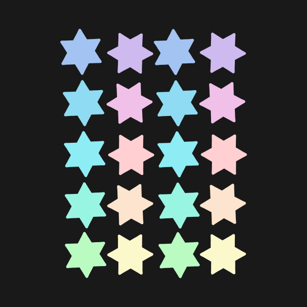 Rainbow stars by Drawingbreaks