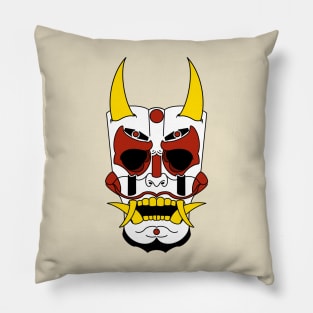 Kabuki Mask Pillow