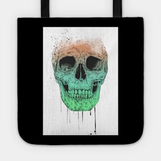 Pop art skull Tote