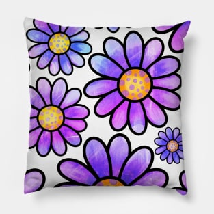 Flowers Pattern Pillow