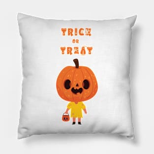 Halloween Pumpkin trick or treat costume Pillow