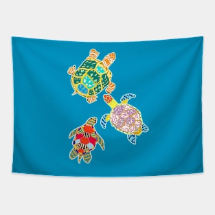 Turtle Family Tapestry