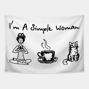 I'm a simple woman Tapestry
