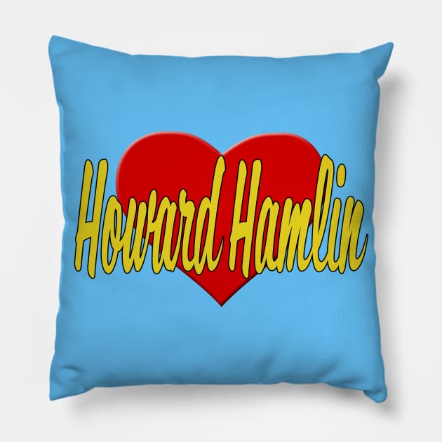 Heart Howard Hamlin Pillow by snknjak