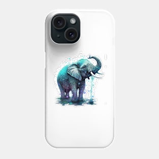 Watered elephant Phone Case