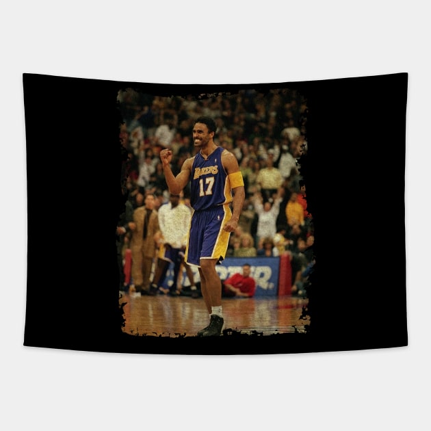 Rick Fox - Game Against Clippers Tapestry by Omeshshopart