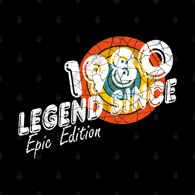 Legend Since 1980, Epic Edition 43rd Gifts, anniversary 43 by UranusArts