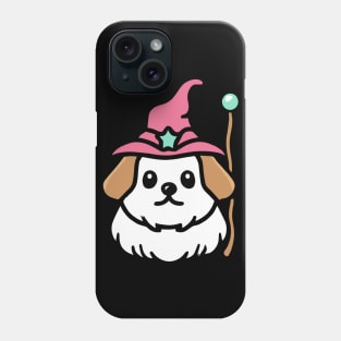 Maltese Dog Wizard Dog Owner Retro Funny Dog Phone Case