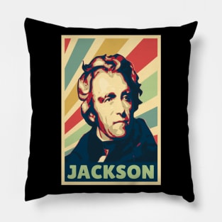 Andrew Jackson Vintage Colors Pillow