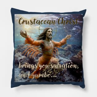 Crustacean Christ Pillow