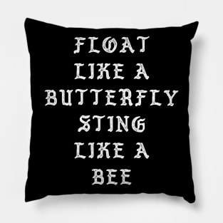 Float Like A Butterfly Pillow