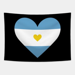 Argentinian Heart Tapestry