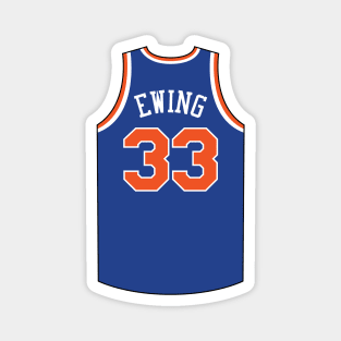 Patrick Ewing New York Jersey Qiangy Magnet