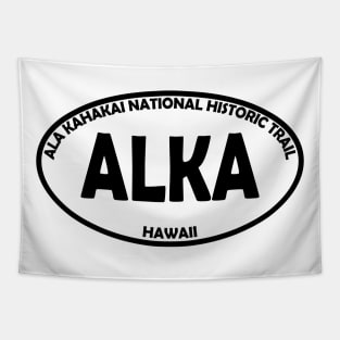 Ala Kahakai National Historic Trail oval Tapestry