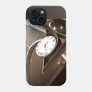 Western train station clock Phone Case