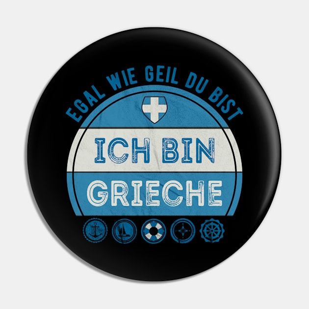 I Have Nothing To Go To Greece Souvenir Pin by RegioMerch