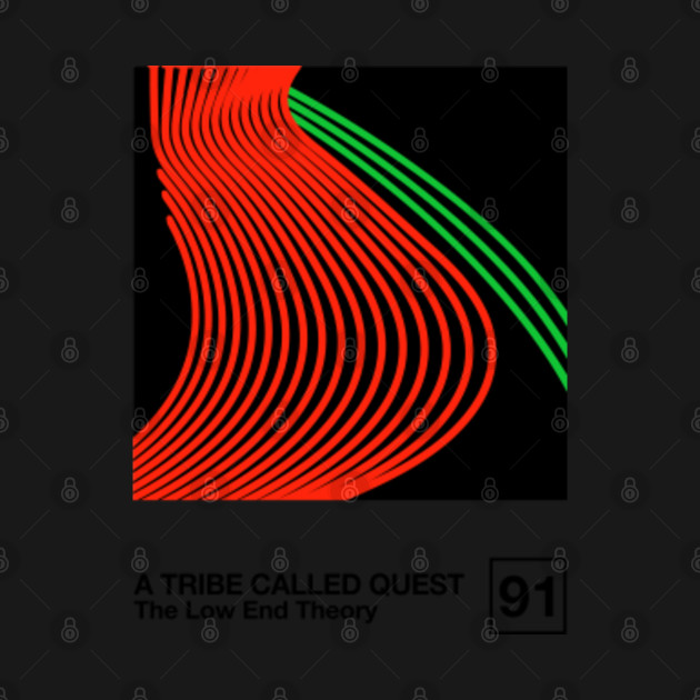 Discover The Low End Theory / Minimal Style Graphic Artwork Design - A Tribe Called Quest - T-Shirt