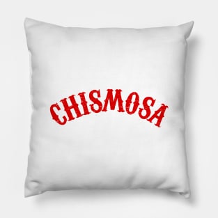 Chismosa - Red design Pillow