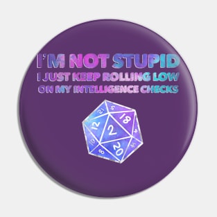 Dungeons & Dragons - I’m not stupid intelligence check Pin