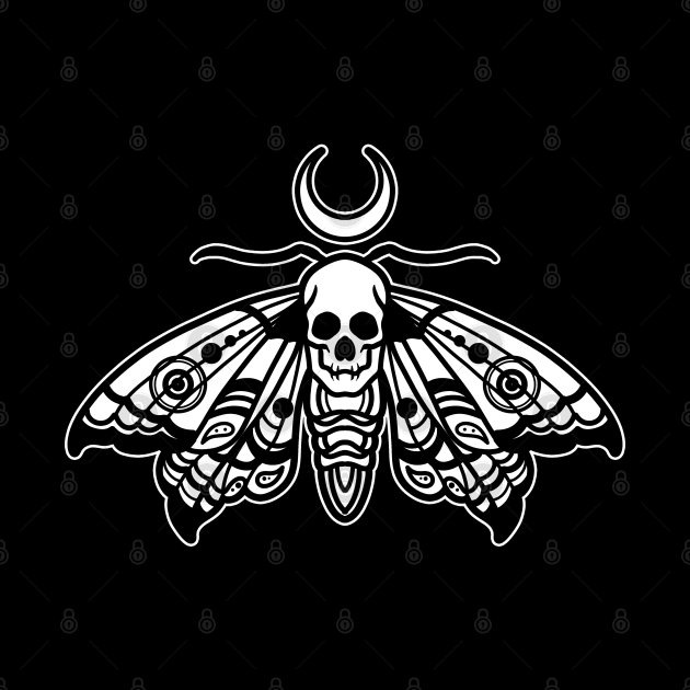 skull moth by donipacoceng