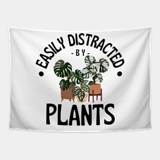 Easily Distracted By Plants Tapestry