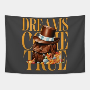 Dreams Come True Chocolate Factory Tapestry