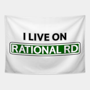 I live on Rational Rd Tapestry