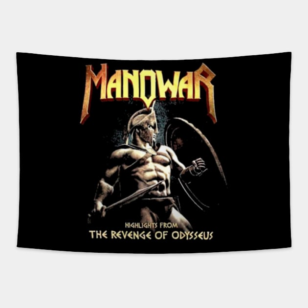 MANOWAR MERCH VTG Tapestry by xsmilexstdco