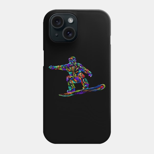 Snowboard Phone Case by Razym