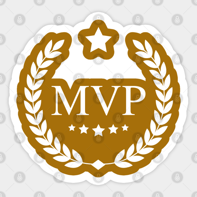 Mvp Most Valuable Player Mvp Sticker Teepublic