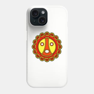 Taino Indian Sun Petroglyph Phone Case