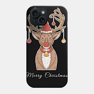 christmas reindeer Phone Case