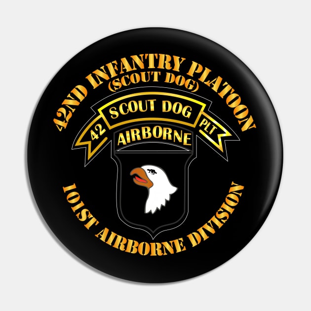 42nd Infantry Platoon - Scout Dog - Vietnam Pin by twix123844