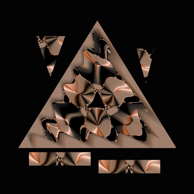 Beige Triangles Fractal by Gingezel