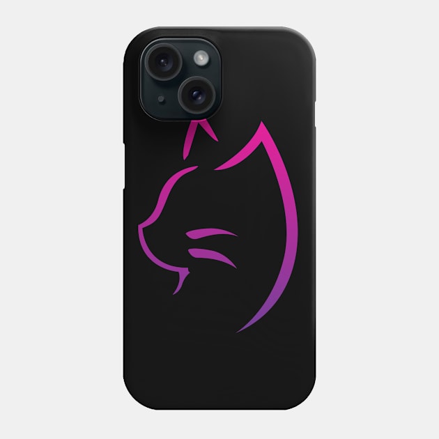 Cats on the sunset Phone Case by AzMcAarow