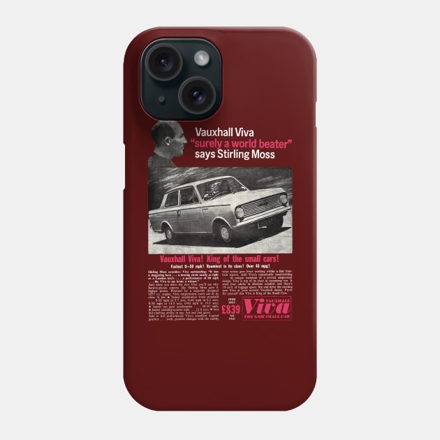 VAUXHALL VIVA - advert Phone Case by Throwback Motors