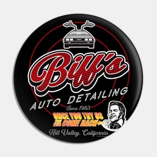 Biff's Auto Detailing Sign Pin