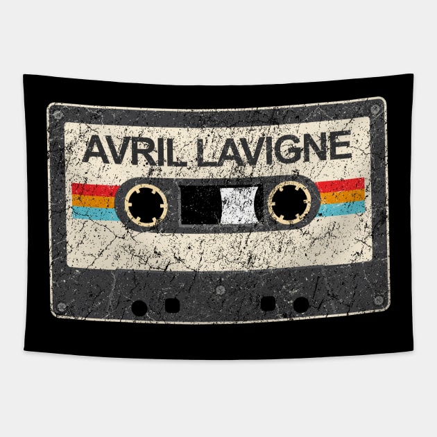 kurniamarga vintage cassette tapeAvril Lavigne Tapestry by kurniamarga.artisticcolorful