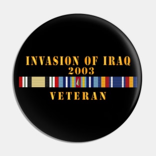 AFR -  Iraq Invasion Veteran  w ARR GWOT-GWOTEM Pin