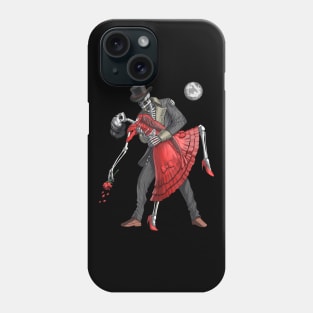 Dancing Goth Skeletons Phone Case